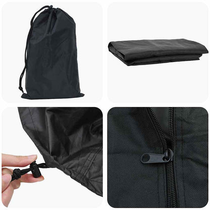Copertura per portalegna Tinta unita Nero Tessuto Oxford 210D | homemem39