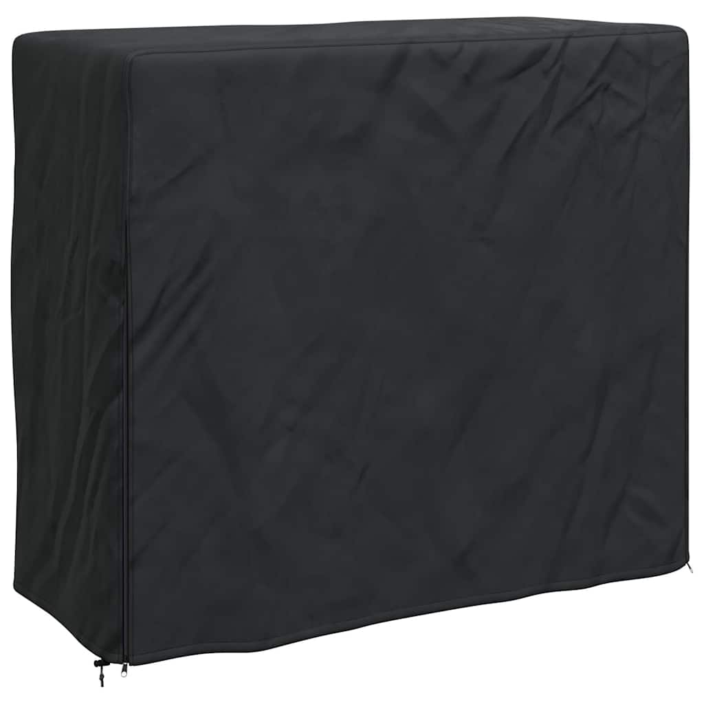 Copertura per portalegna Tinta unita Nero Tessuto Oxford 210D | homemem39