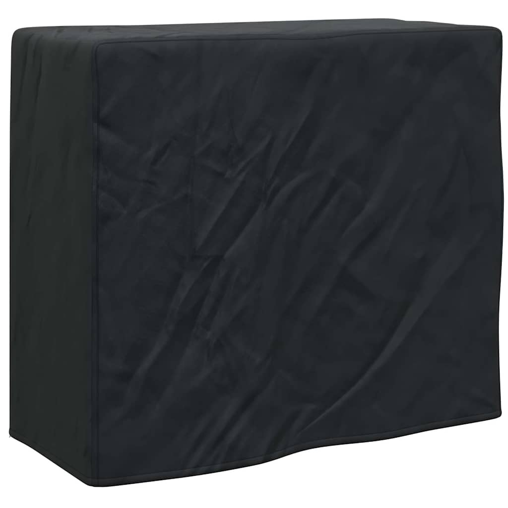 Copertura per portalegna Tinta unita Nero Tessuto Oxford 210D | homemem39