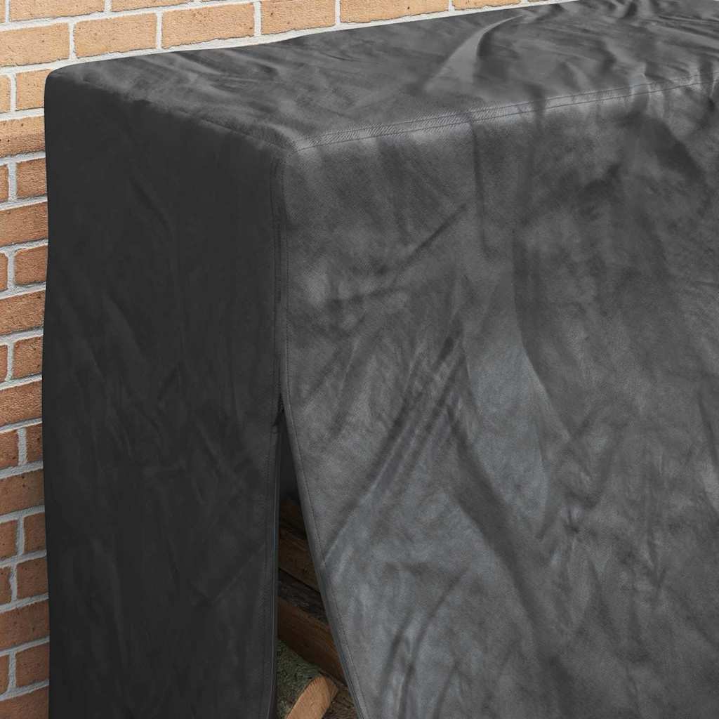 Copertura per portalegna Tinta unita Nero Tessuto Oxford 600D | homemem39