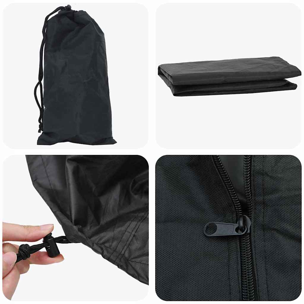 Copertura Tavolo Pingpong Nero 165 x 70 x 185 cm Tessuto | homemem39