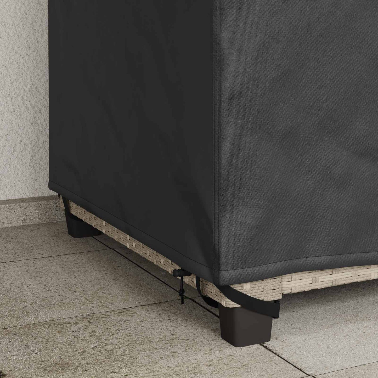 Copertura per sedia da giardino Nero 96 x 79 x 74 cm | homemem39