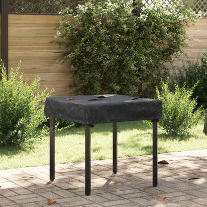 Copertura Tavolo Tinta unita Nero 72 x 72 x 15 cm Tessuto | homemem39