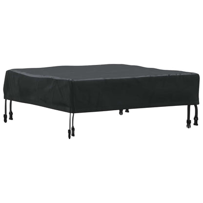 Copertura Tavolo Tinta unita Nero 82 x 82 x 15 cm Tessuto | homemem39