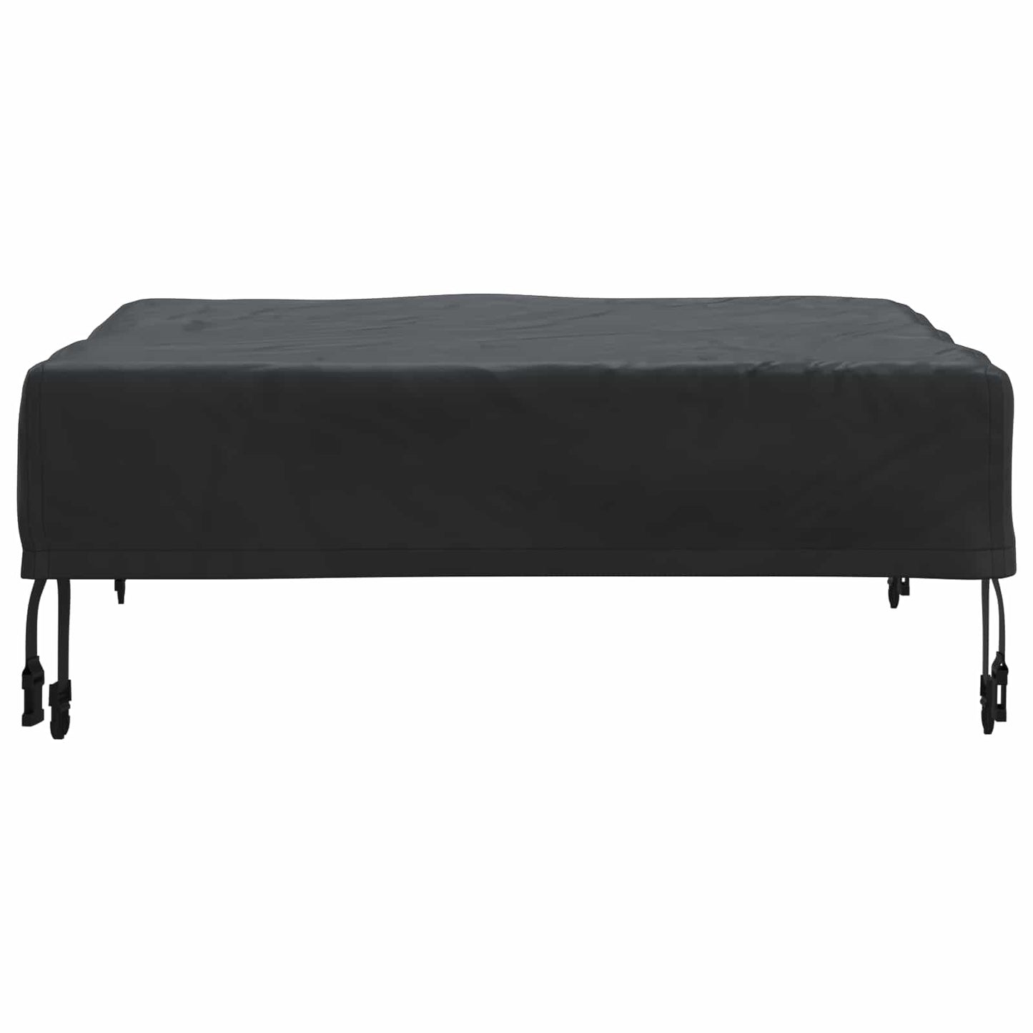 Copertura Tavolo Tinta unita Nero 82 x 82 x 15 cm Tessuto | homemem39