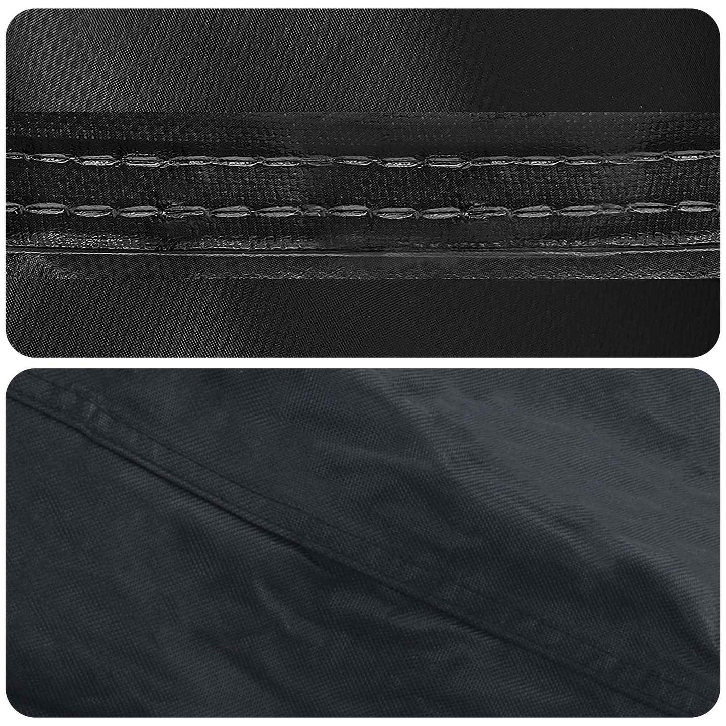 Copertura Tavolo Tinta unita Nero 92 x 92 x 15 cm Tessuto