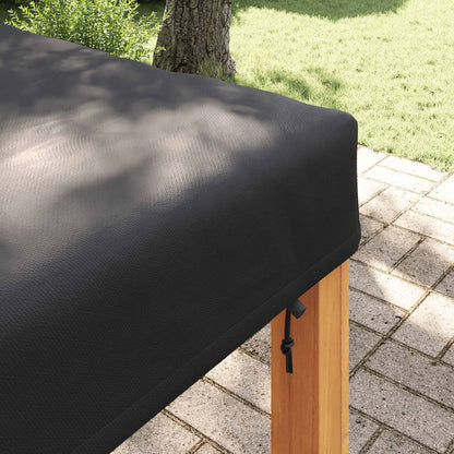 Copertura Tavolo Tinta unita Nero 112 x 112 x 15 cm Tessuto | homemem39