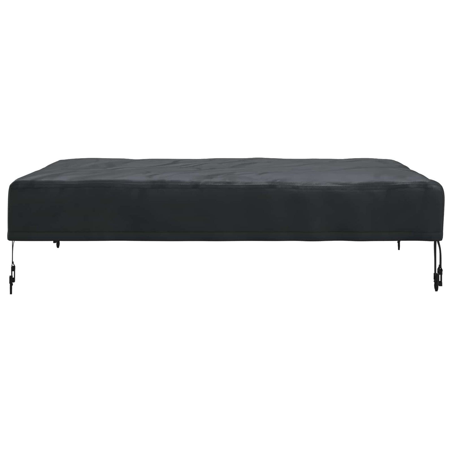 Copertura Tavolo Tinta unita Nero 112 x 112 x 15 cm Tessuto | homemem39