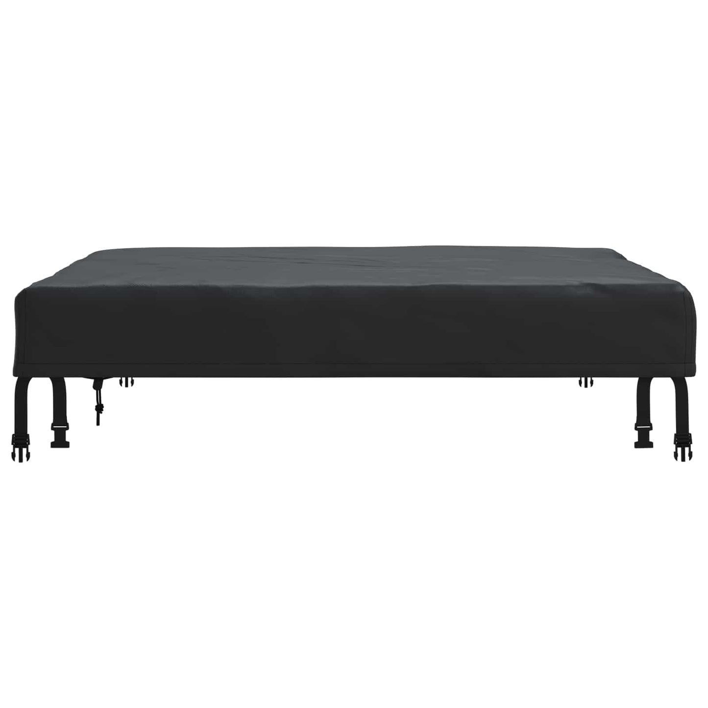 Copertura Tavolo Tinta unita Nero 112 x 112 x 15 cm Tessuto | homemem39