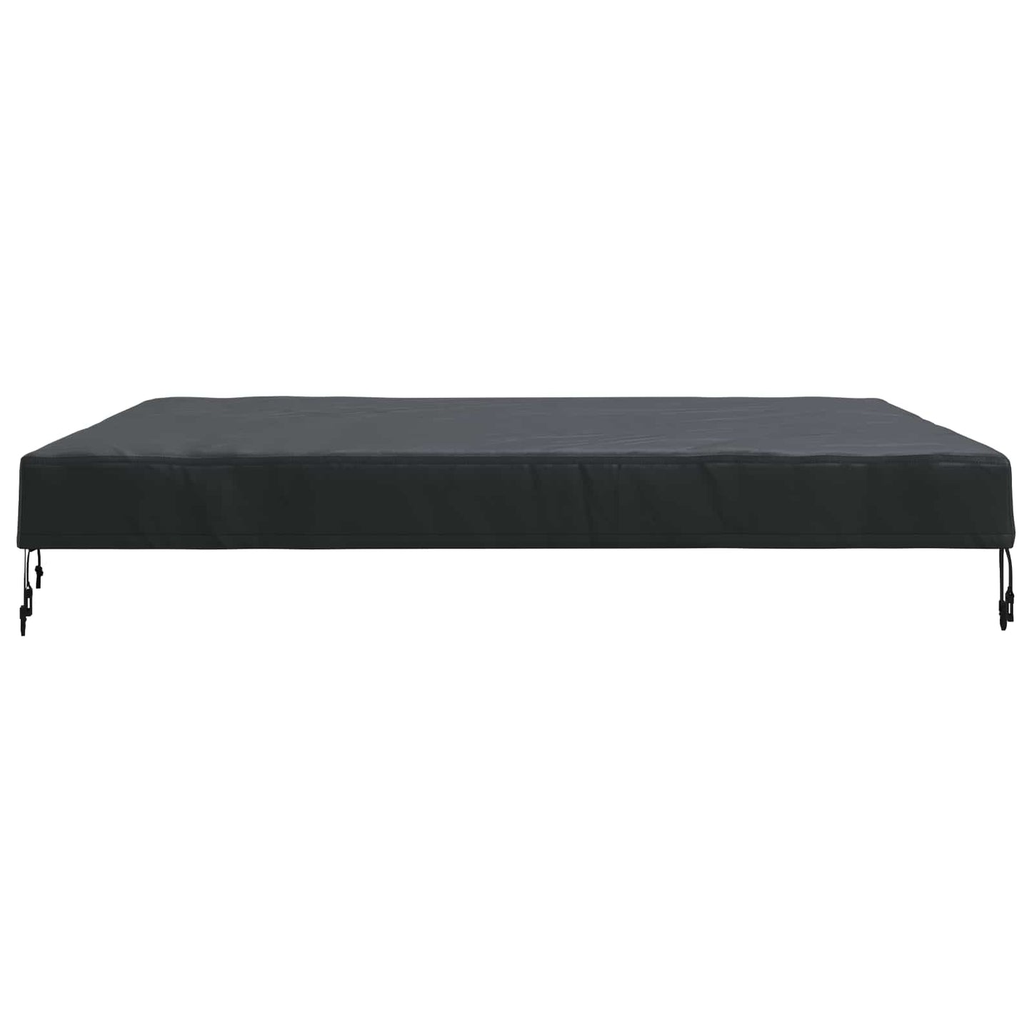 Copertura Tavolo Tinta unita Nero 122 x 122 x 15 cm Tessuto | homemem39