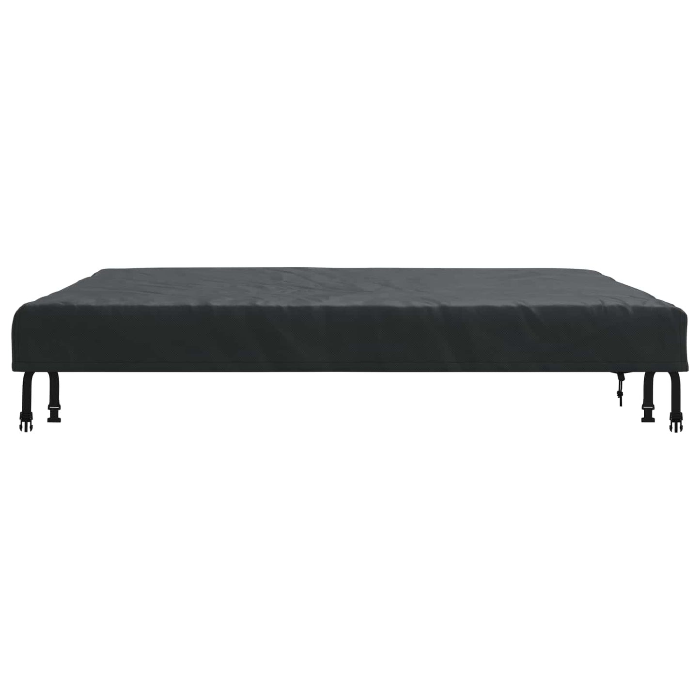 Copertura Tavolo Tinta unita Nero 122 x 122 x 15 cm Tessuto | homemem39