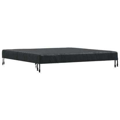 Copertura Tavolo Tinta unita Nero 122 x 122 x 15 cm Tessuto | homemem39