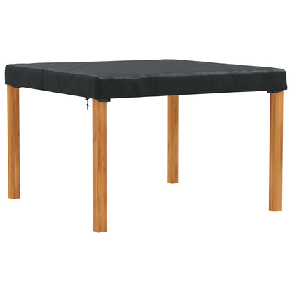 Copertura Tavolo Tinta unita Nero 142 x 142 x 15 cm Tessuto | homemem39