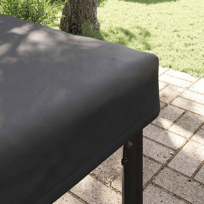 Copertura Tavolo 122 x 72 x 15 cm Tessuto Rettangolare Nero