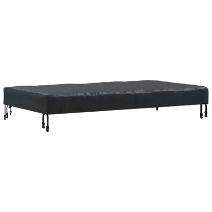 Copertura Tavolo 122 x 72 x 15 cm Tessuto Rettangolare Nero