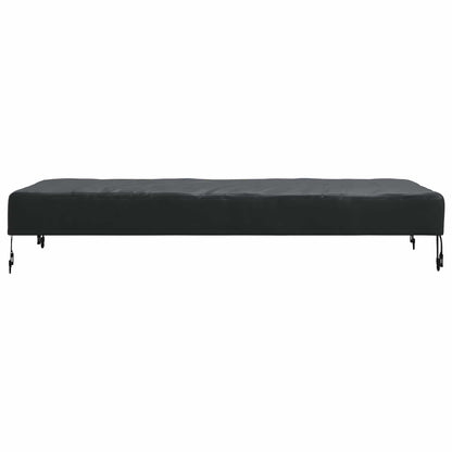 Copertura Tavolo 122 x 72 x 15 cm Tessuto Rettangolare Nero