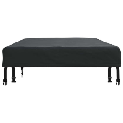 Copertura Tavolo 122 x 72 x 15 cm Tessuto Rettangolare Nero
