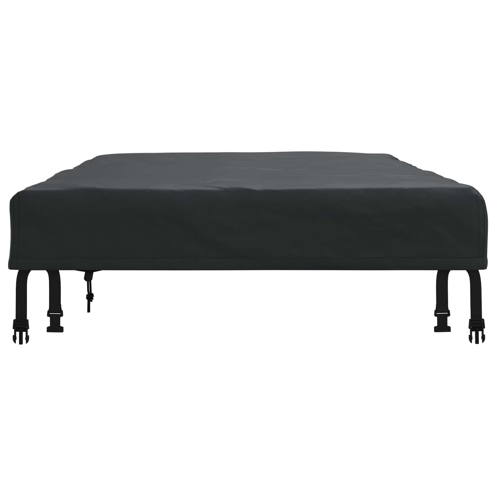 Copertura Tavolo 142 x 82 x 15 cm Tessuto Rettangolare Nero | homemem39