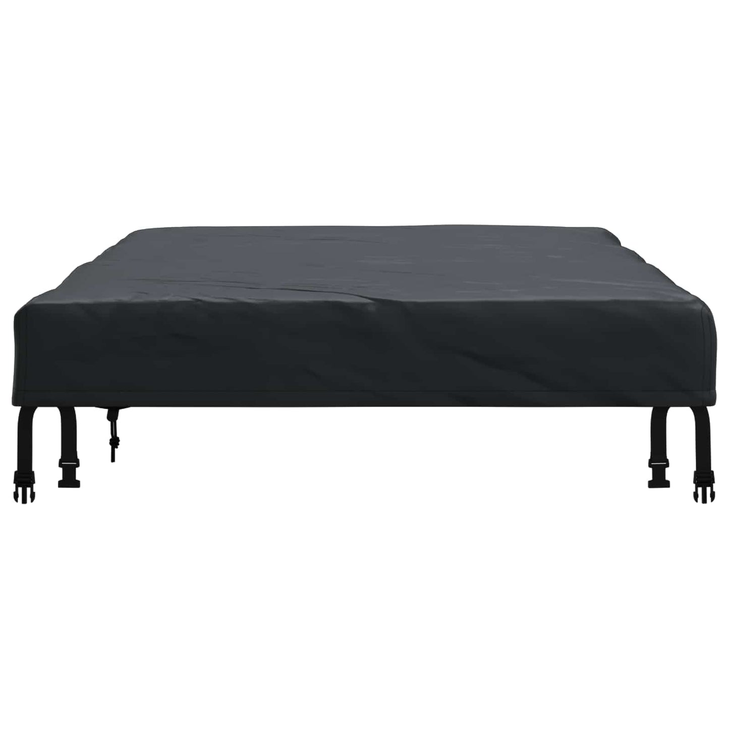 Copertura Tavolo Tinta unita Nero 182 x 92 x 15 cm Tessuto | homemem39