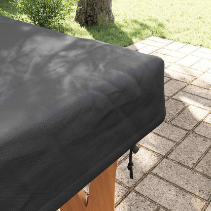 Copertura Tavolo Tinta unita Nero 82 x 182 x 15 cm Tessuto | homemem39