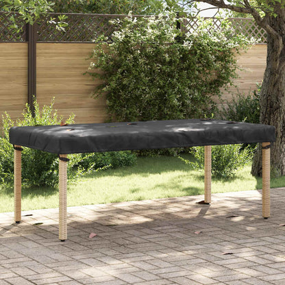Copertura Tavolo Tinta unita Nero 202 x 92 x 15 cm Tessuto | homemem39