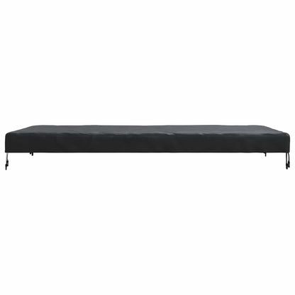 Copertura Tavolo Tinta unita Nero 202 x 102 x 15 cm Tessuto | homemem39
