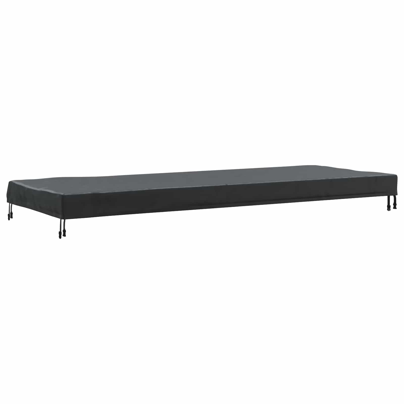 Copertura Tavolo Tinta unita Nero 262 x 102 x 15 cm Tessuto | homemem39