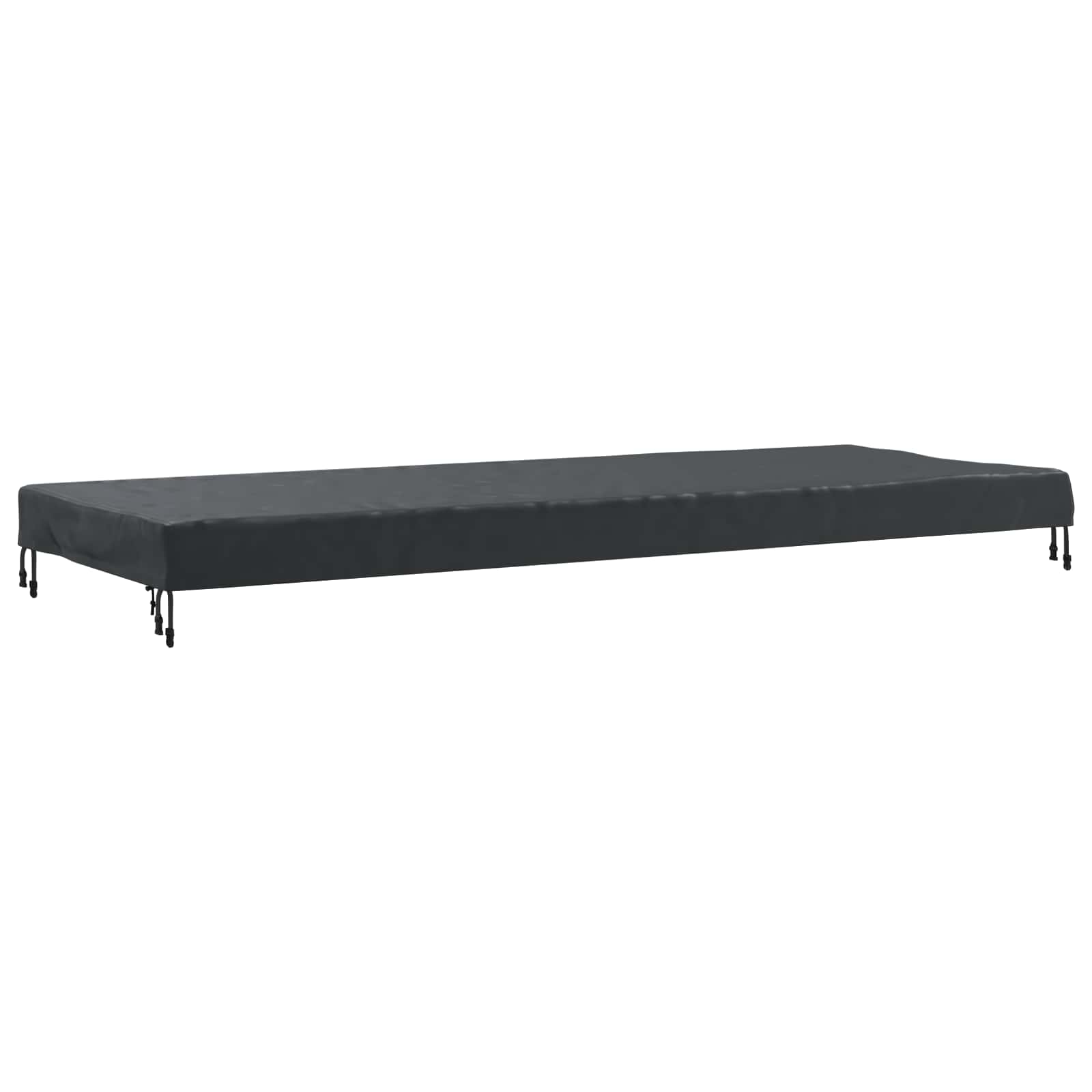 Copertura Tavolo Tinta unita Nero 262 x 102 x 15 cm Tessuto | homemem39
