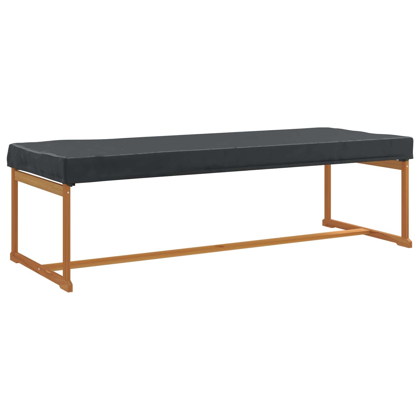 Copertura Tavolo Tinta unita Nero 262 x 102 x 15 cm Tessuto | homemem39