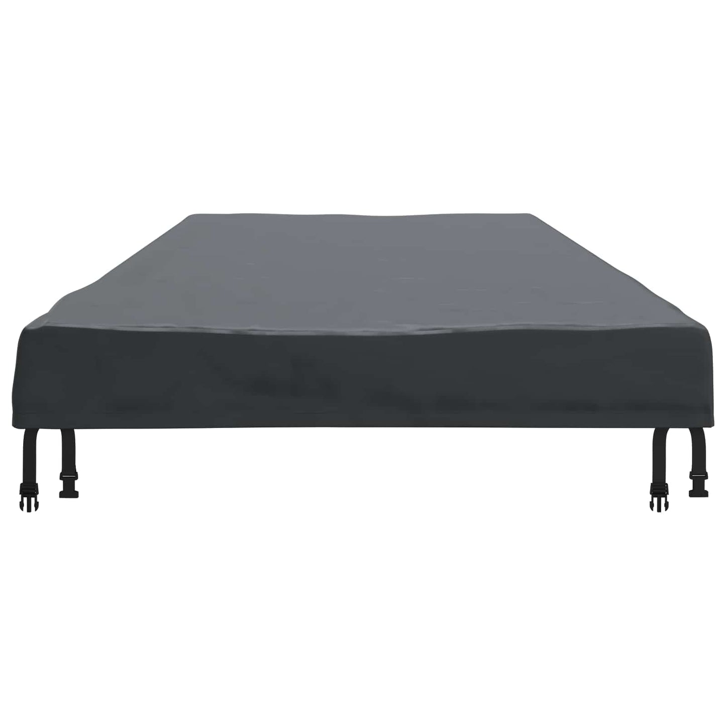 Copertura Tavolo Tinta unita Nero 262 x 102 x 15 cm Tessuto | homemem39