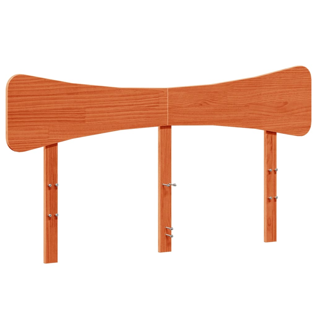 Giroletto senza Materasso Marrone Cera 120x190 cm Legno di Pino | homemem39
