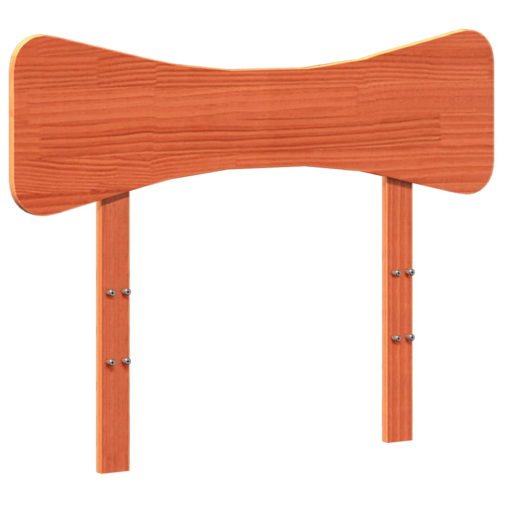 Letto senza Materasso Marrone Cera 75x190 cm in Legno di Pino | homemem39