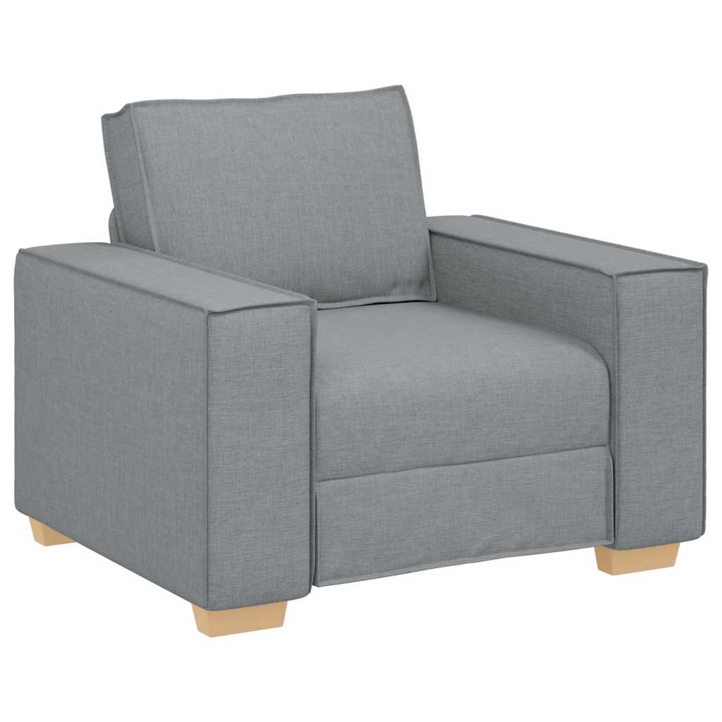 Poltrona Divano Grigio Chiaro 100x78x84 cm Tessuto | homemem39