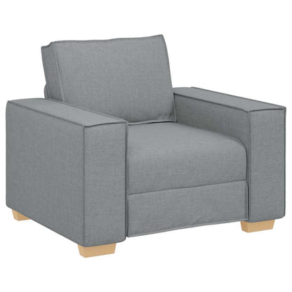 Poltrona Divano Grigio Chiaro 100x78x84 cm Tessuto | homemem39