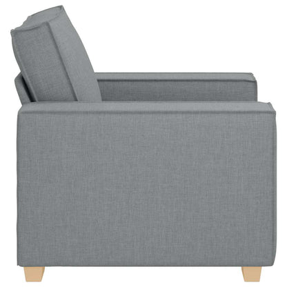 Poltrona Divano Grigio Chiaro 100x78x84 cm Tessuto | homemem39