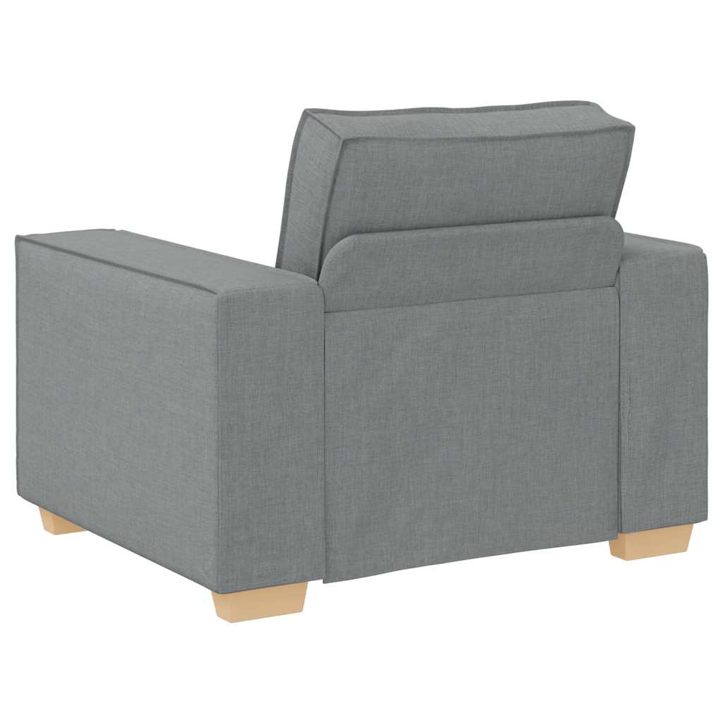 Poltrona Divano Grigio Chiaro 100x78x84 cm Tessuto | homemem39