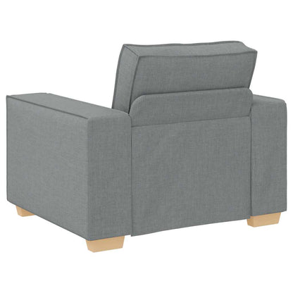 Poltrona Divano Grigio Chiaro 100x78x84 cm Tessuto | homemem39