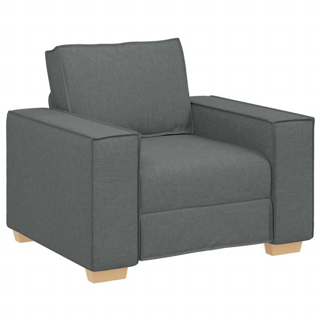 Poltrona Divano Grigio Scuro 100x78x84 cm Tessuto | homemem39
