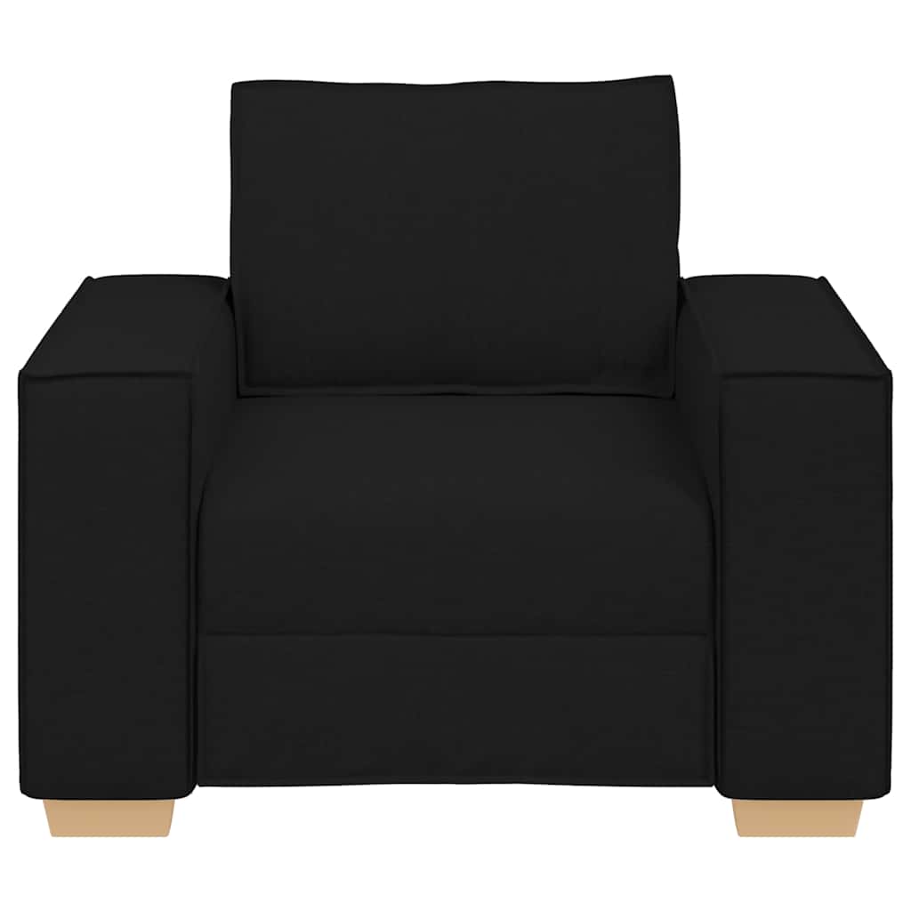 Poltrona Divano Nero 100x78x84 cm Tessuto | homemem39