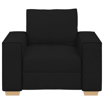 Poltrona Divano Nero 100x78x84 cm Tessuto | homemem39