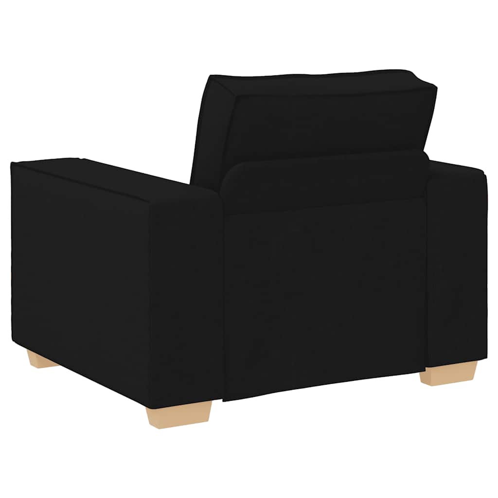 Poltrona Divano Nero 100x78x84 cm Tessuto