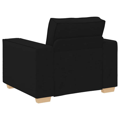 Poltrona Divano Nero 100x78x84 cm Tessuto