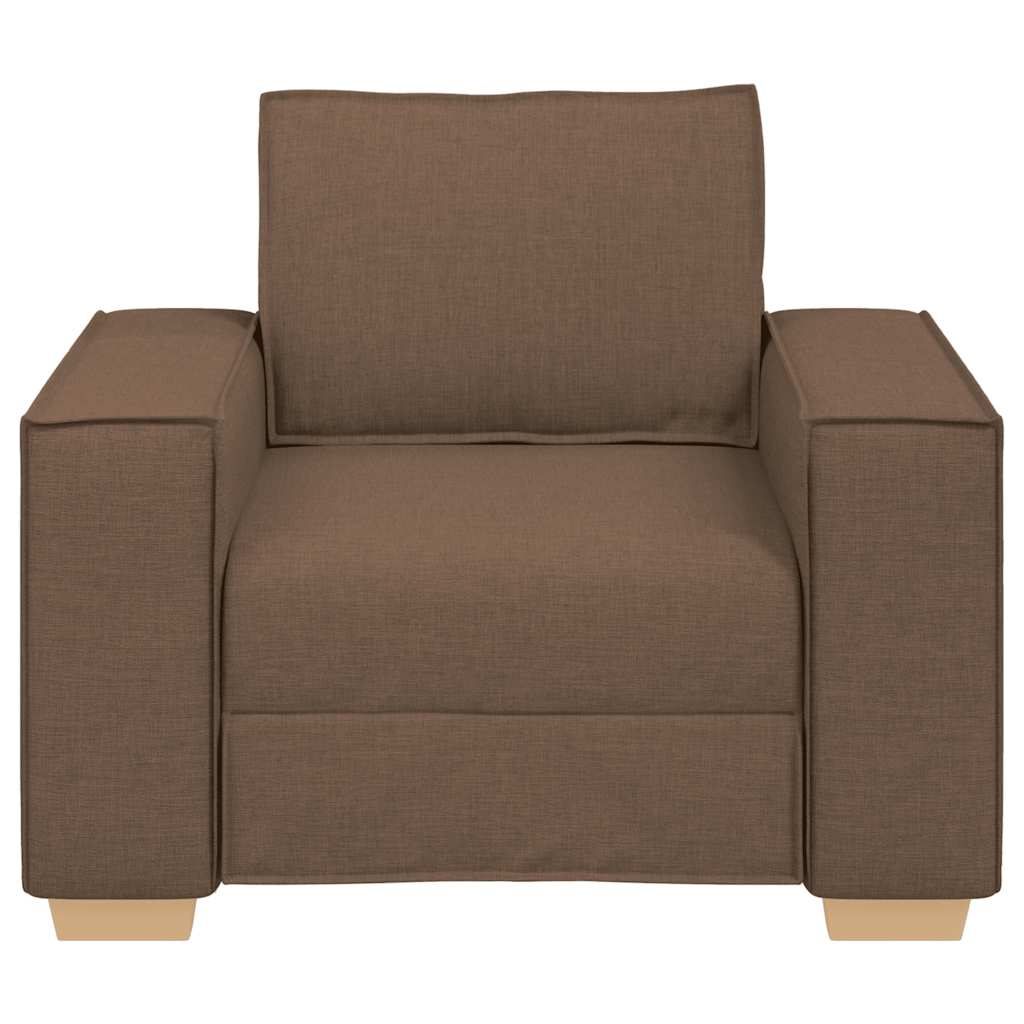 Poltrona Divano Marrone 100x78x84 cm Tessuto