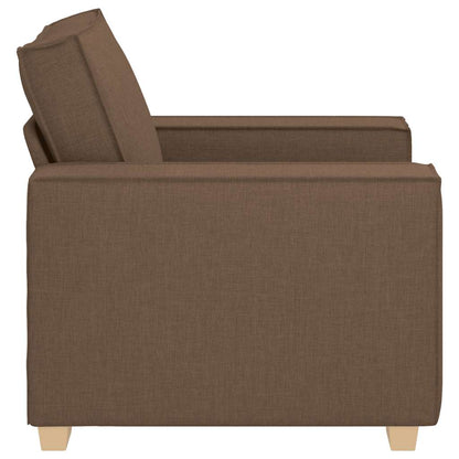 Poltrona Divano Marrone 100x78x84 cm Tessuto