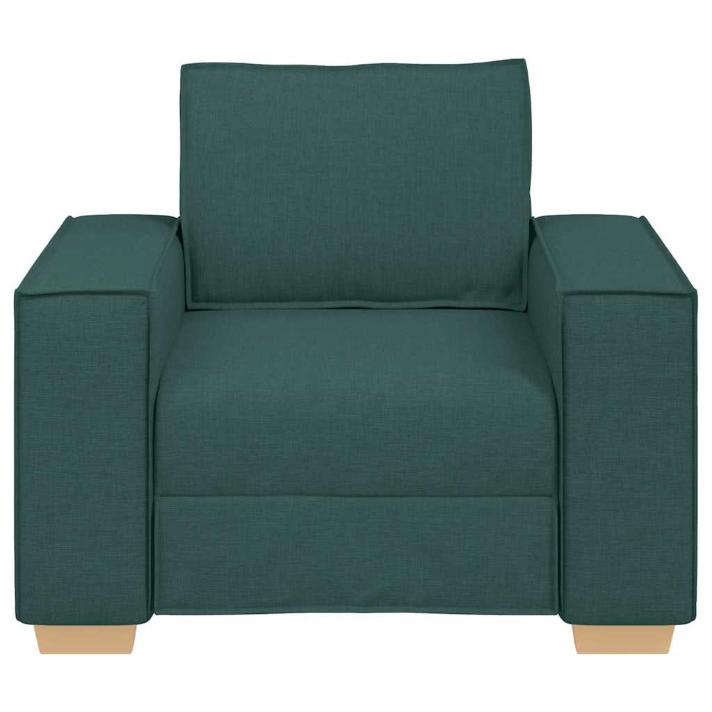Poltrona Divano Verde Scuro 100x78x84 cm Tessuto | homemem39