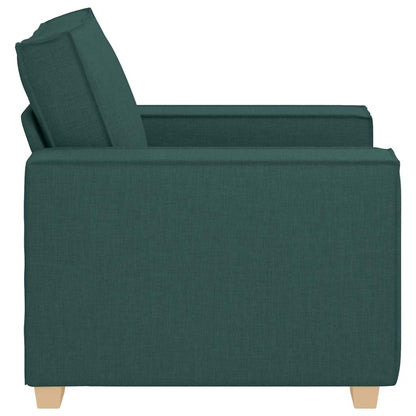 Poltrona Divano Verde Scuro 60 cm Tessuto - homemem39