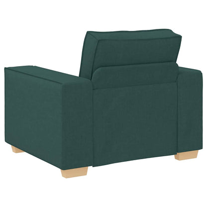 Poltrona Divano Verde Scuro 100x78x84 cm Tessuto