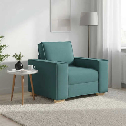 Poltrona Divano Verde Scuro 100x78x84 cm Tessuto