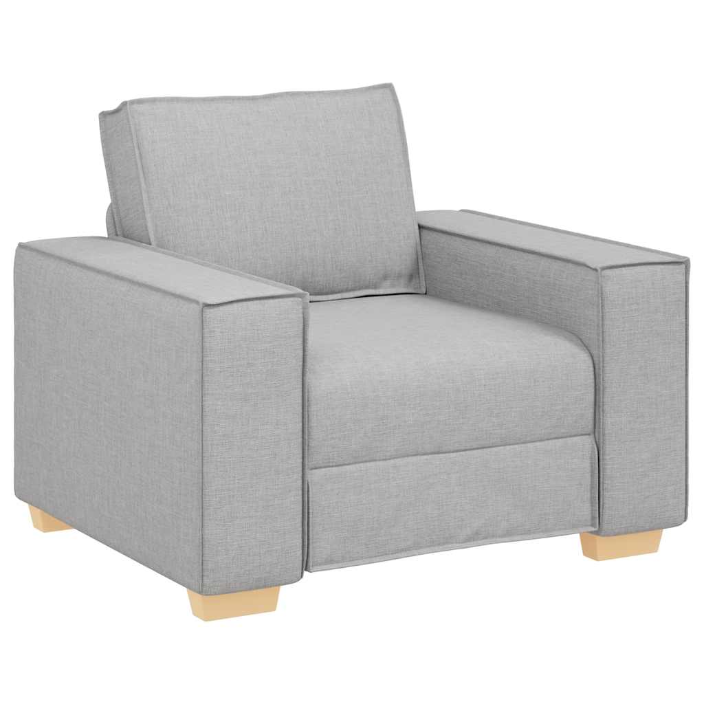 Poltrona Divano Grigio Nuvola 100x78x84 cm Tessuto | homemem39