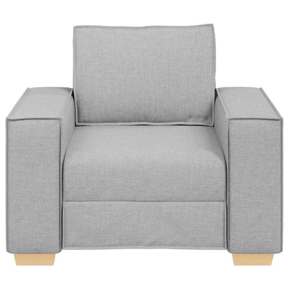 Poltrona Divano Grigio Nuvola 100x78x84 cm Tessuto | homemem39